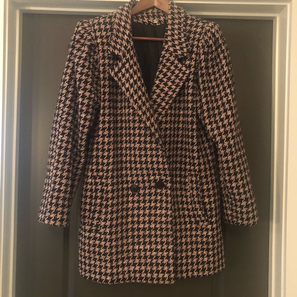 Learsi Plaid Coat Women’s Size 10 - Picture 3 of 8